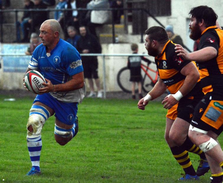Jonathan Mason grabbed a brace for Blues against the Wasps